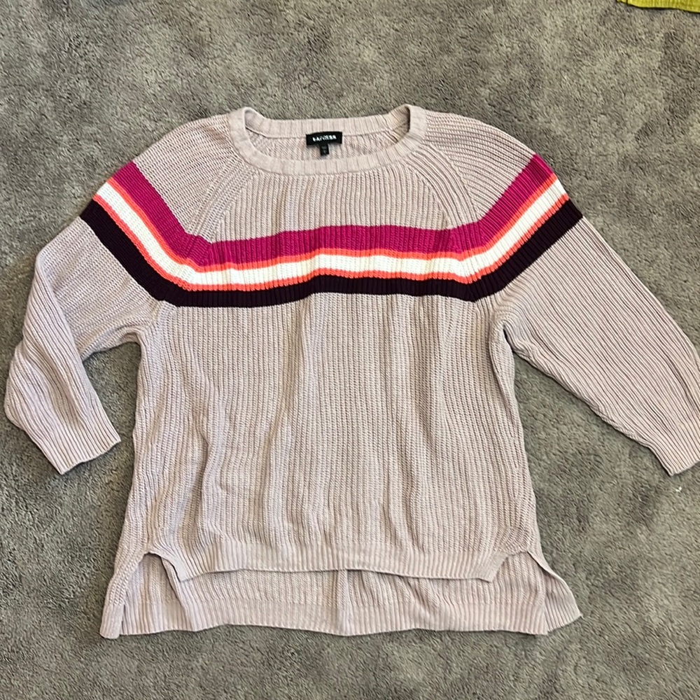 EXPRESS • Striped Knit Sweater